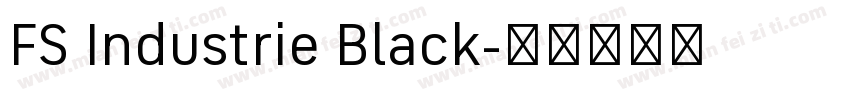 FS Industrie Black字体转换